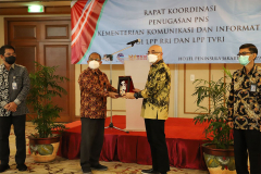 19-03-2021 - Rakor Penugasan PNS Kominfo di LPP RRI dan LPP TVRI