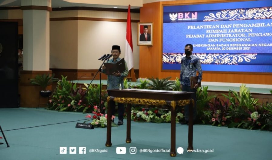 Wakil Kepala BKN Lantik 54 Pegawai BKN
