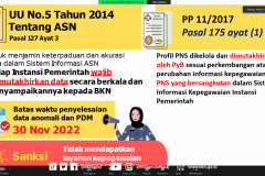 03-11-2022 - Percepatan Pengelolaan SIASN di BKN Pusat