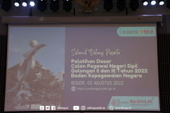 03-08-2022 - Pembukaan Pelatihan Dasar CPNS BKN Pusbang