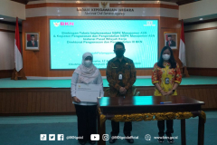 12-04- 2022, Penyerahan Hasil Indeks NSPK Manajemen ASN Tahun 2021 dan penandatanganan Komitmen Target Hasil Indeks NSPK Manajemen ASN Tahun 2022 Instansi Pusat Wilayah Kerja Wasdal III