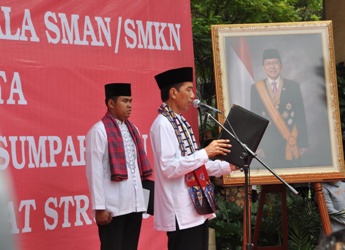 Gubernur Daerah Khusus Ibukota (DKI) Jakarta Joko Widodo.