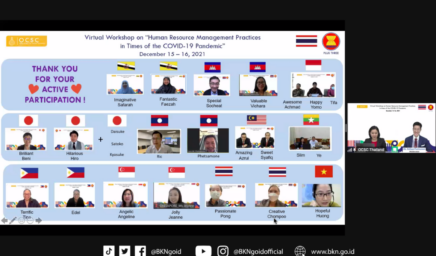 Delegasi BKN Ikuti Lokakarya "Human Resource Management Practices In Times Of Covid-19 Pandemic”