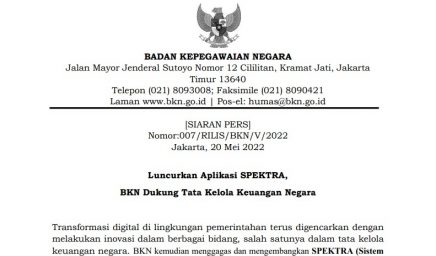 Luncurkan Aplikasi SPEKTRA